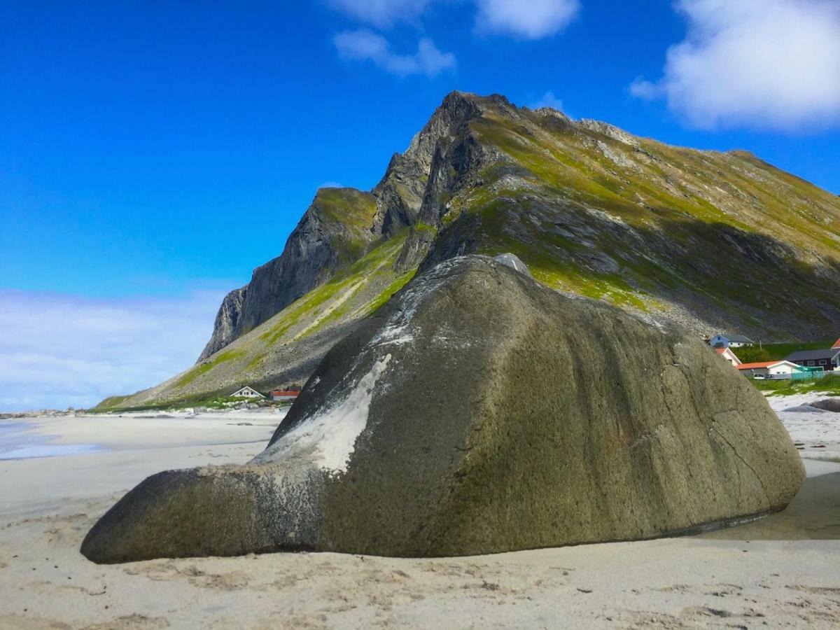 Steinbakk - Vestresand Lofoten Bostad Exterior foto