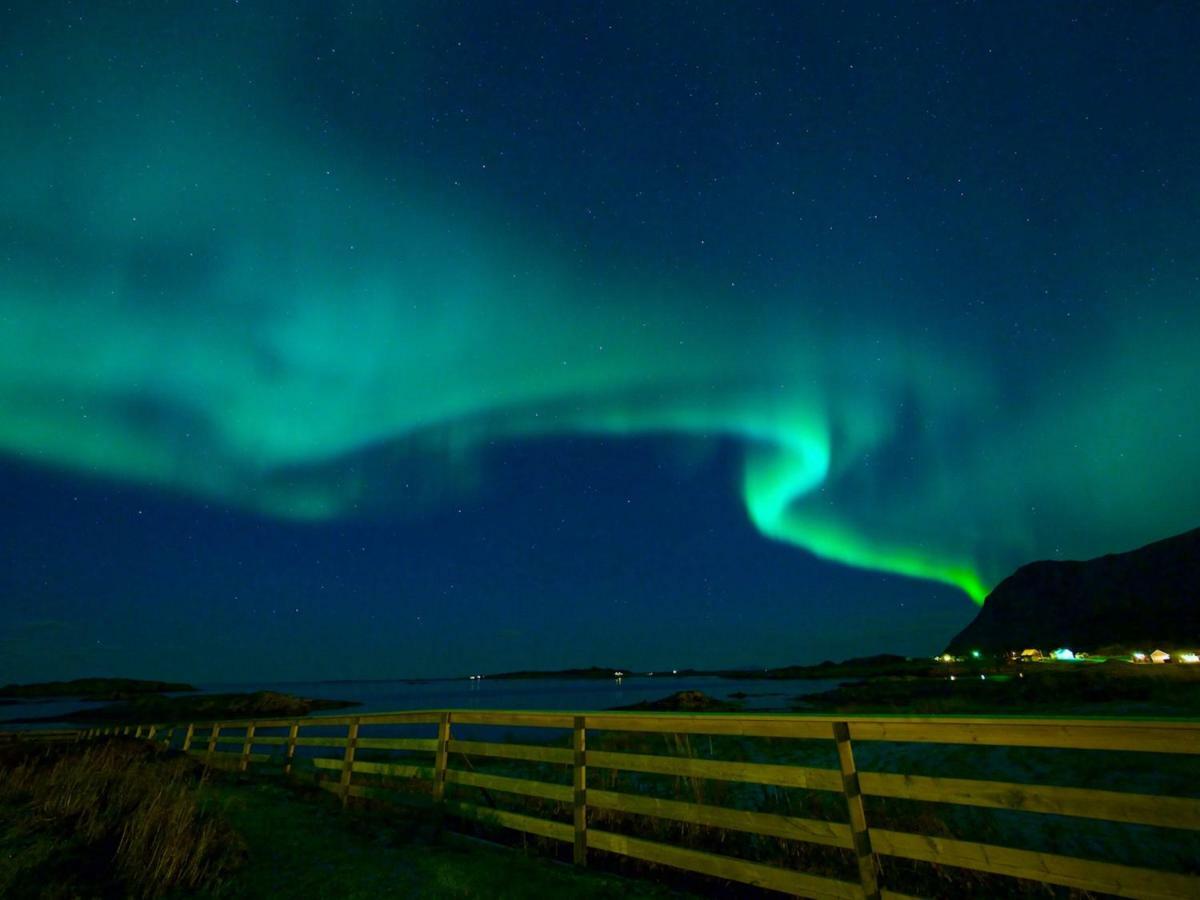 Steinbakk - Vestresand Lofoten Bostad Exterior foto